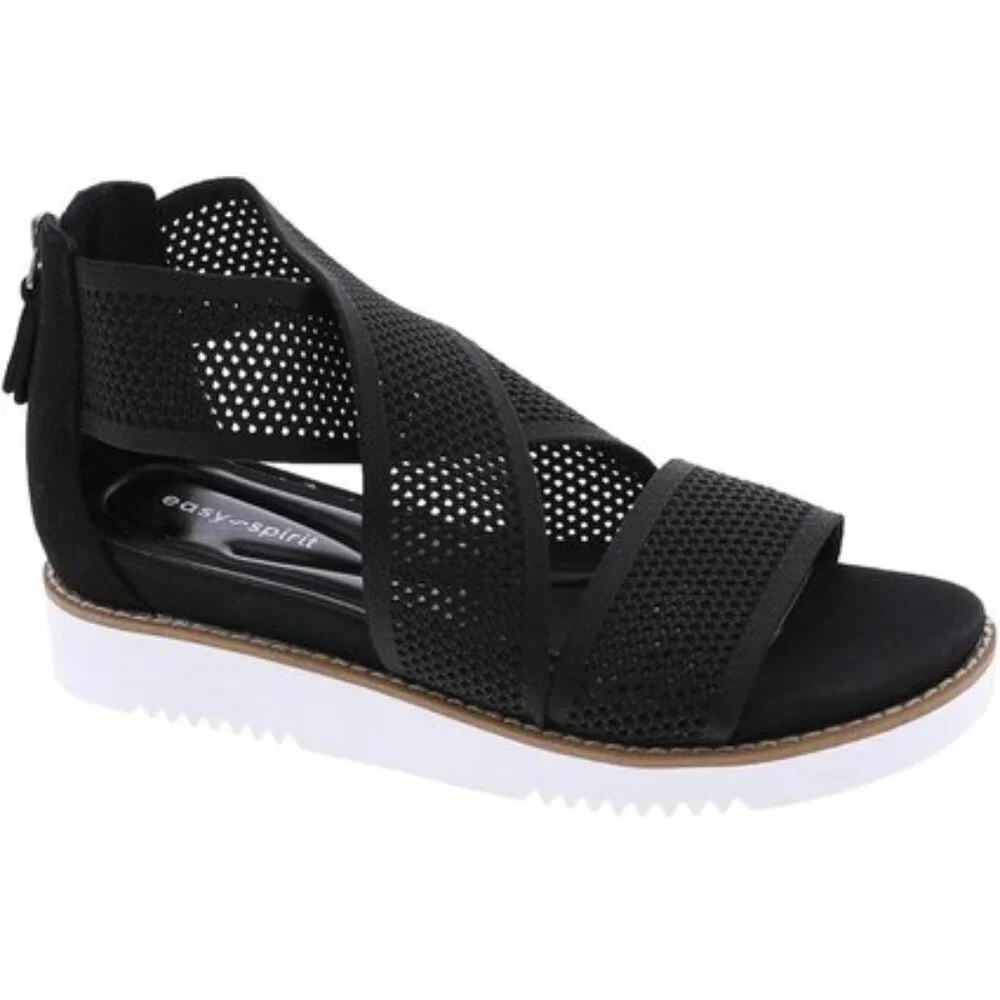 NIB Easy Spirit Women’s Wander2 Casual Sandal – Black, Size 7.5M